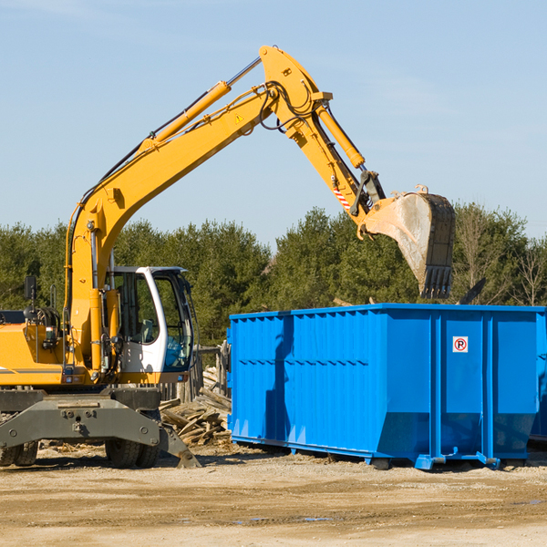 can i rent a residential dumpster for a construction project in Vernon Hill